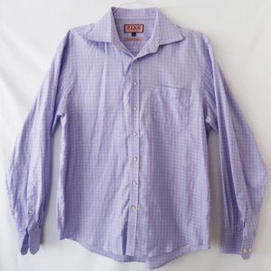 SOLD | Thomas Pink Slim Fit Traveller Plaid Shirt